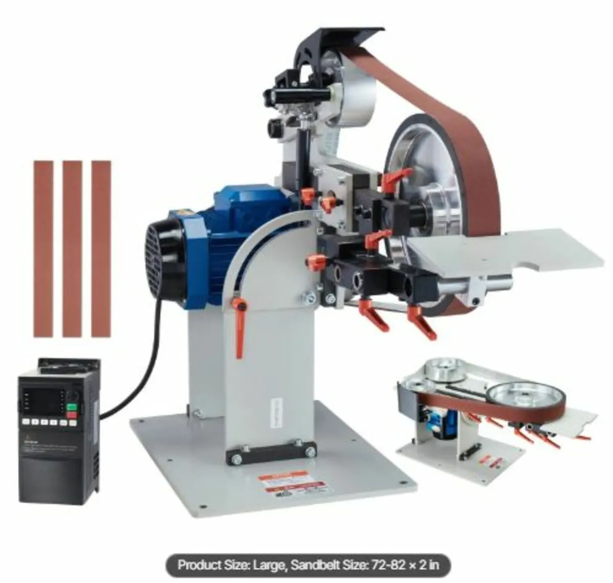Belt Grinder Sander, 72 x 2-Inch Variable Speed - Image 1