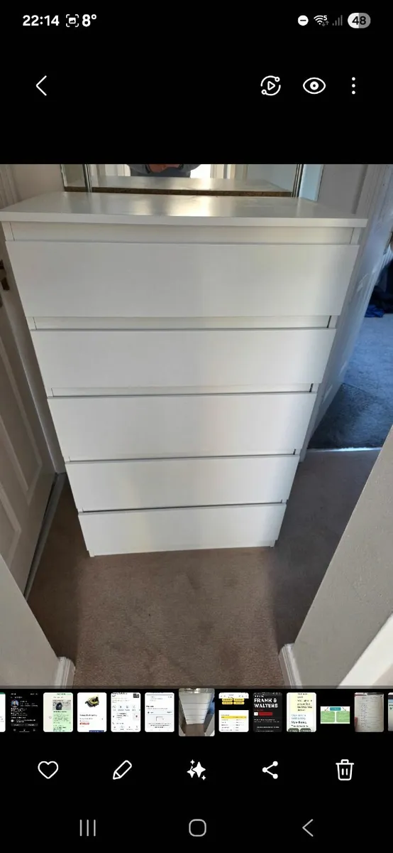 Drawers x 5 Unit - Image 2