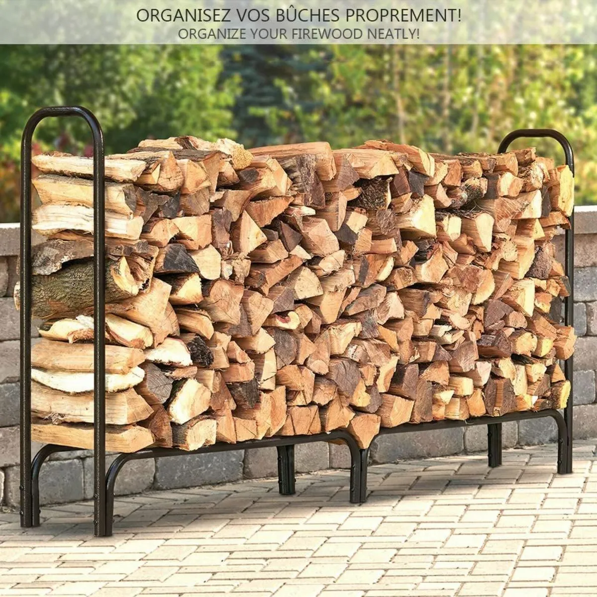 Metal Firewood Rack ..Free Delivery - Image 1
