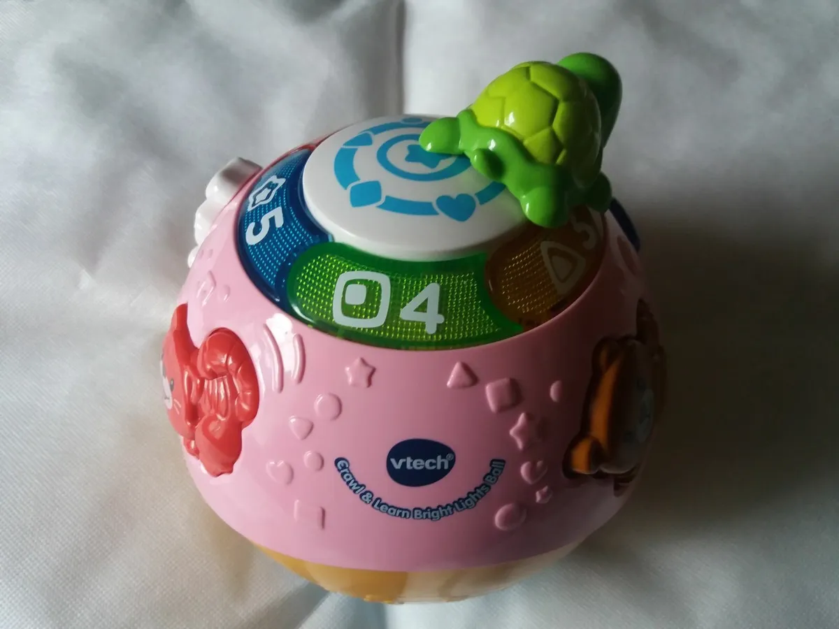 VTech Crawl & Learn Bright Lights Ball Pink