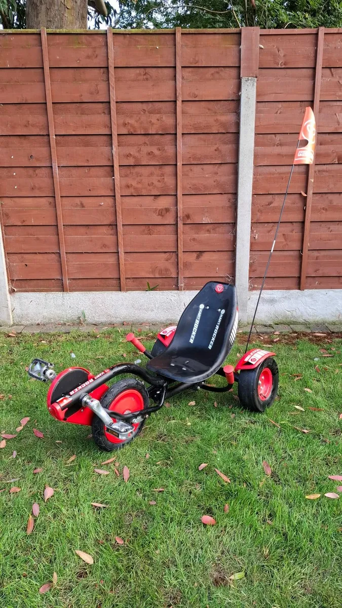 Yvolution Y rocker Black and Fire Go Kart - Image 2