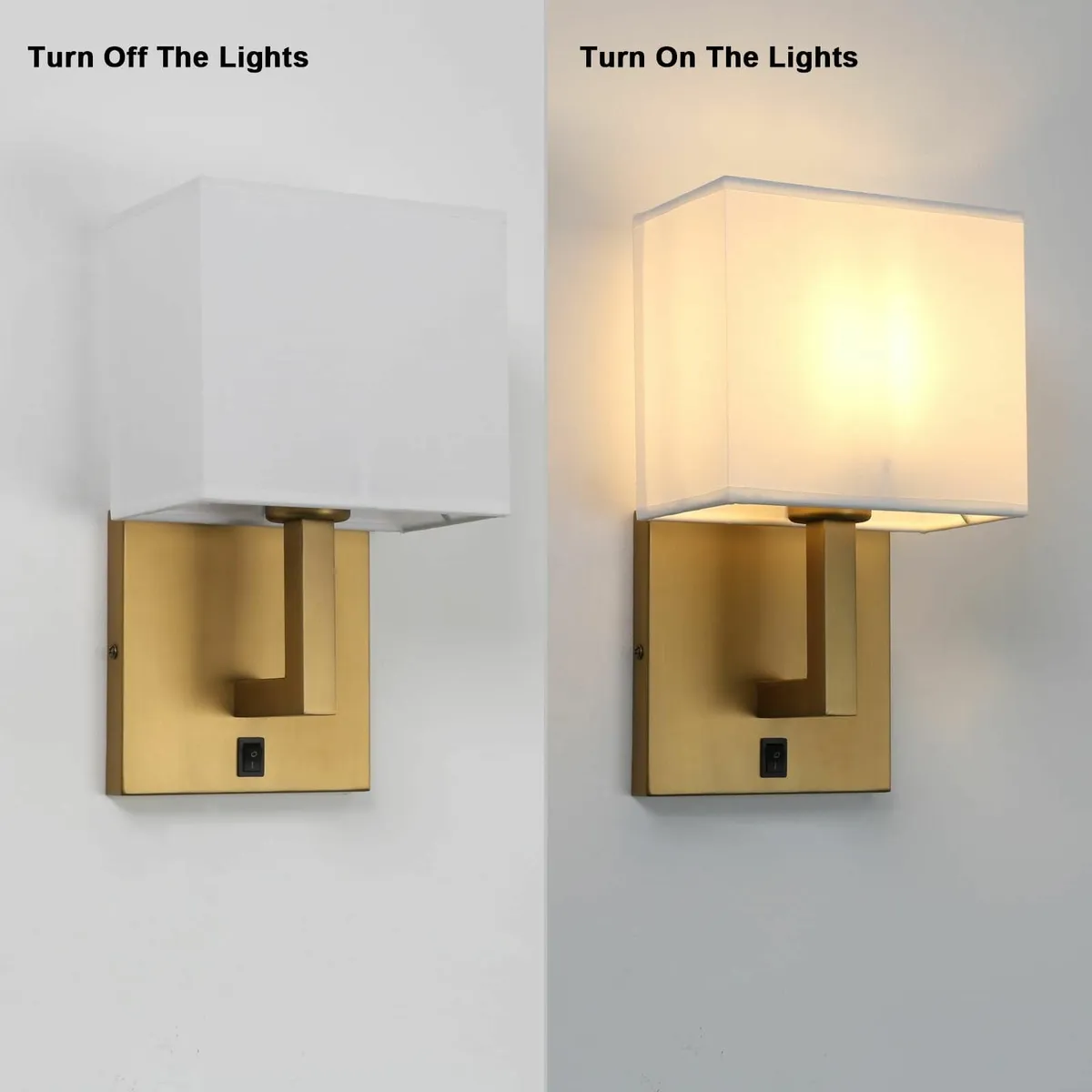 Lighting 2 Sets of Vintage Modern Linen Lampshade - Image 3