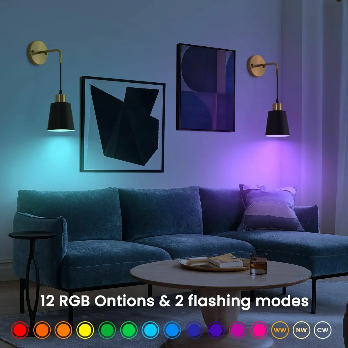 Rechargeable wall lights indoorWireless Battery Op - Image 4