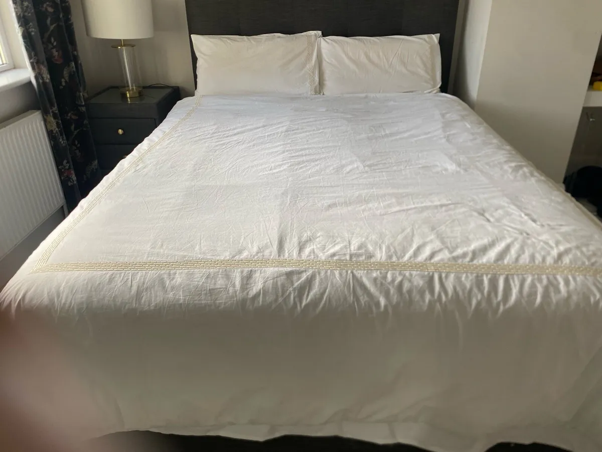Ottoman bed frame and bedside locker - Image 1