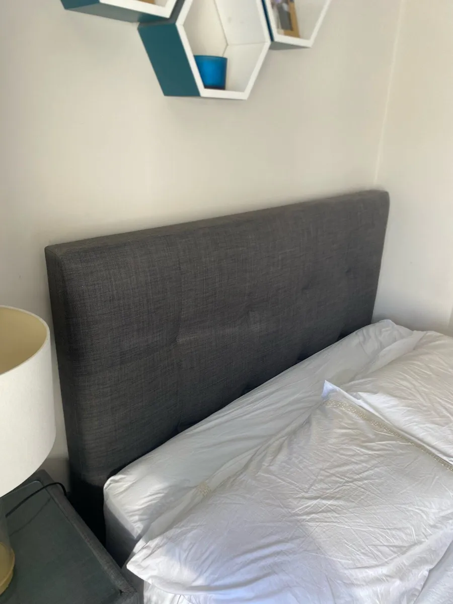 Ottoman bed frame and bedside locker - Image 2