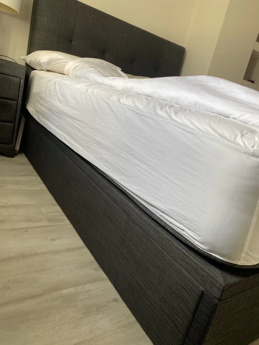 Ottoman bed frame and bedside locker - Image 3