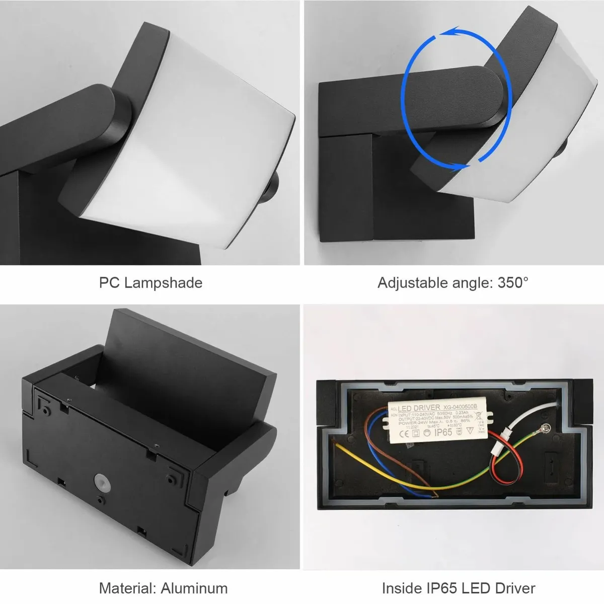 24W LED Wall Light Outdoor Indoor Waterproof IP65 - Image 3