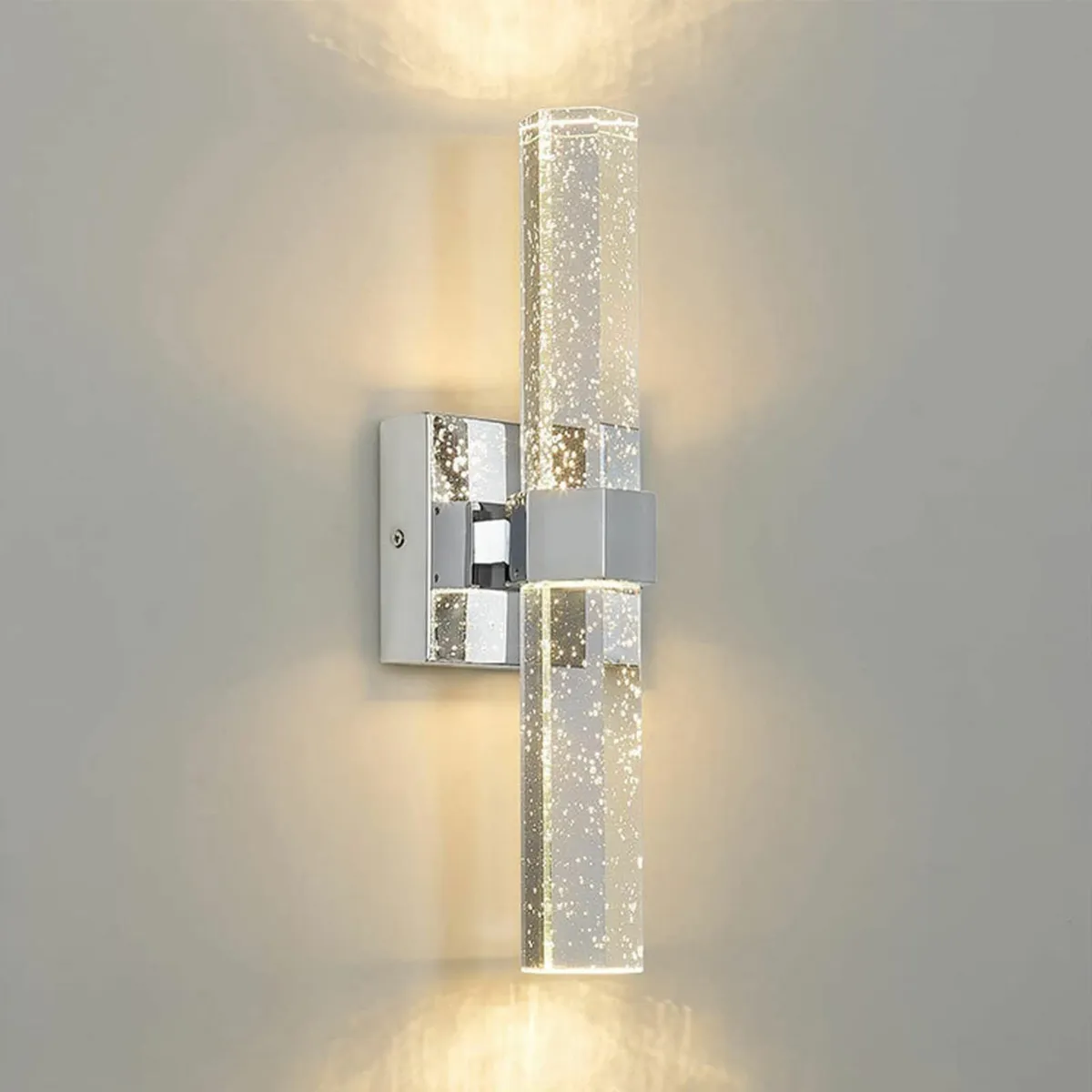 LED Wall Lights Crystal Light Shade Modern Tri-Col - Image 1