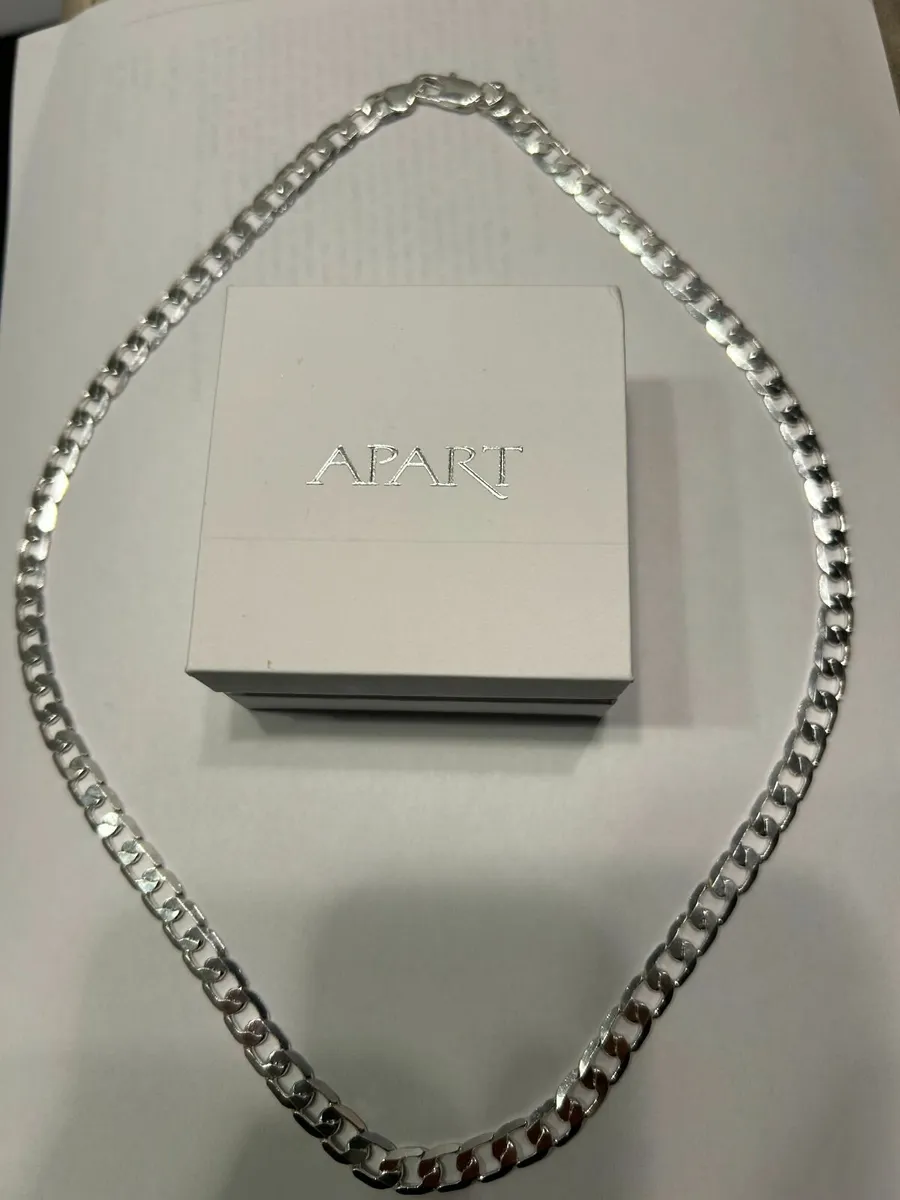 Silver chain and bracelet - Image 2