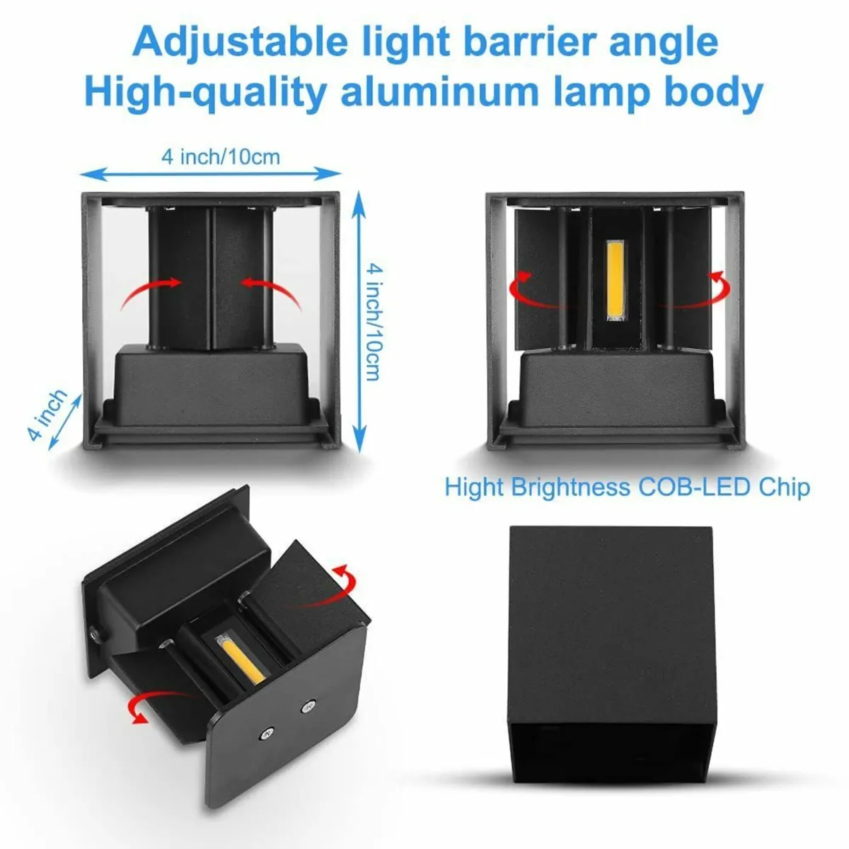 Outdoor Wall Lights 12W Waterproof IP65 LED Outsid - Image 4
