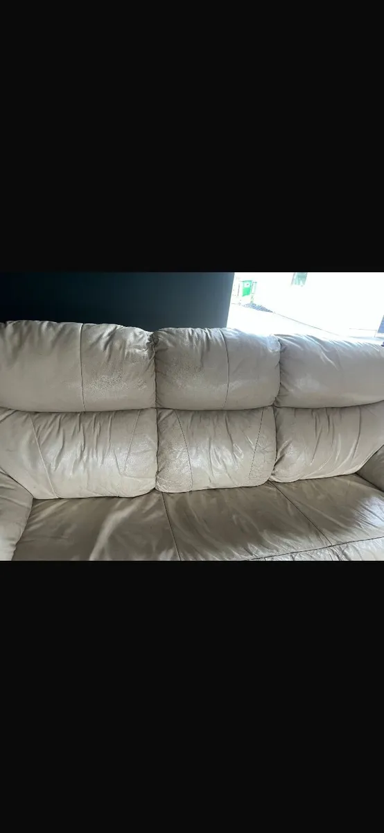 Two leather couches. - Image 2