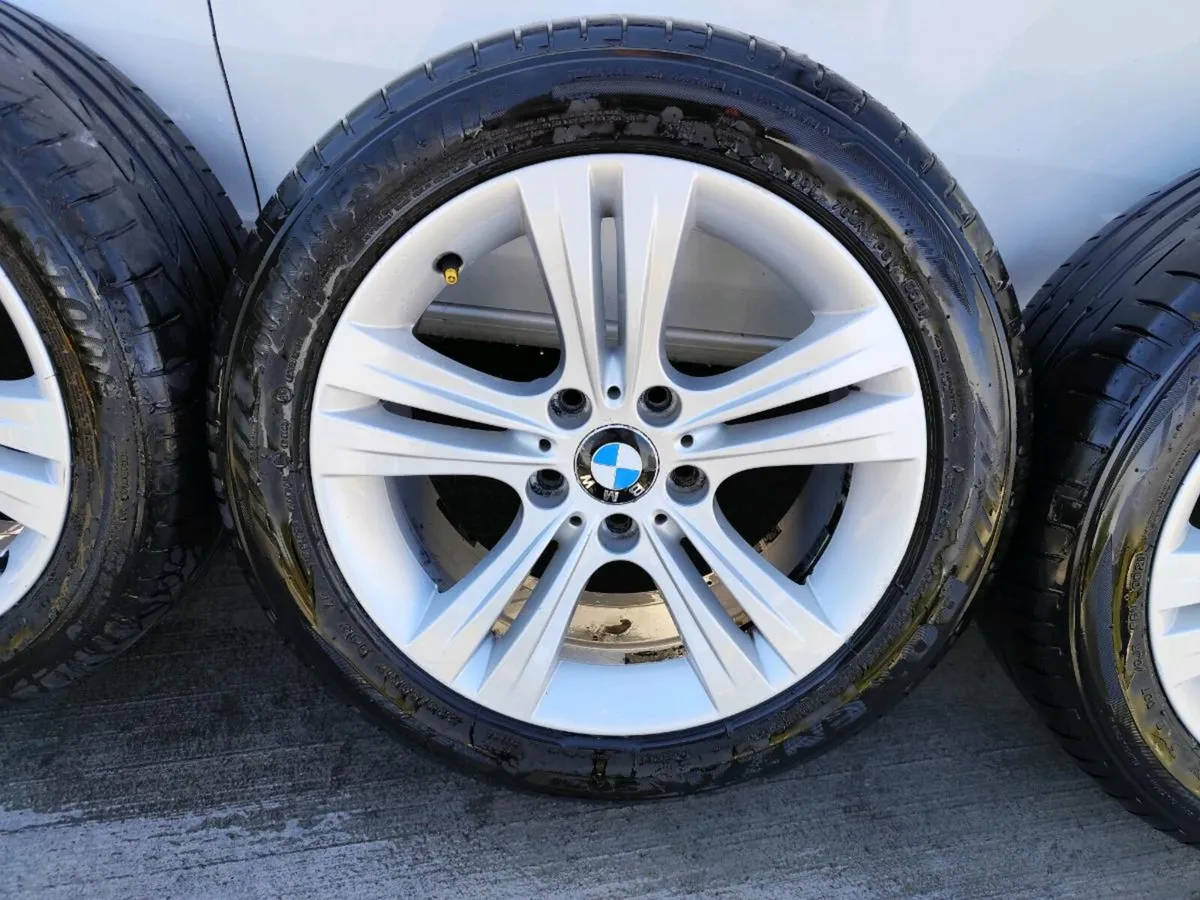 17" BMW 3 series alloy wheels with tyres - Image 4