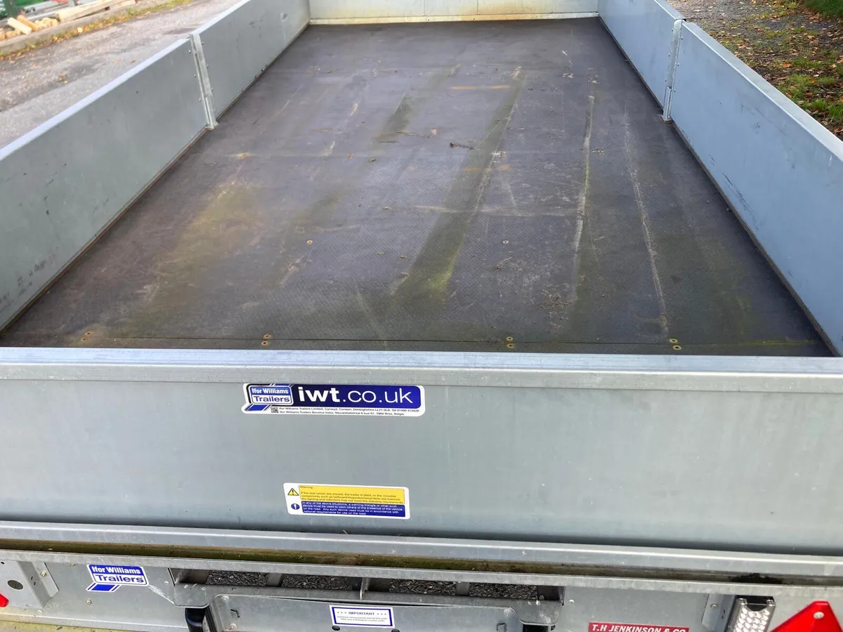 Sept 24 Ifor Williams 14ft Tri  Dropside Trailer - Image 3