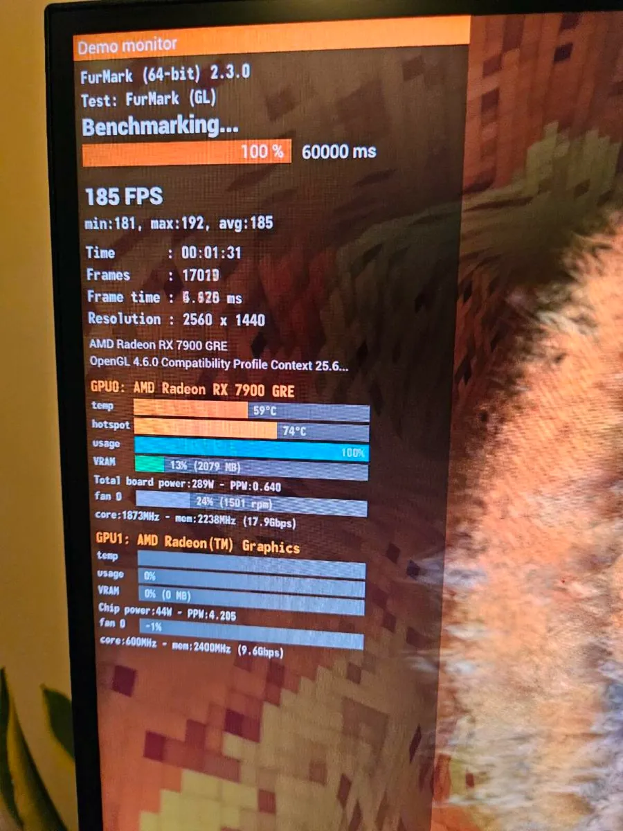 Rx 7900gre graphics card  acer bifrost - Image 3