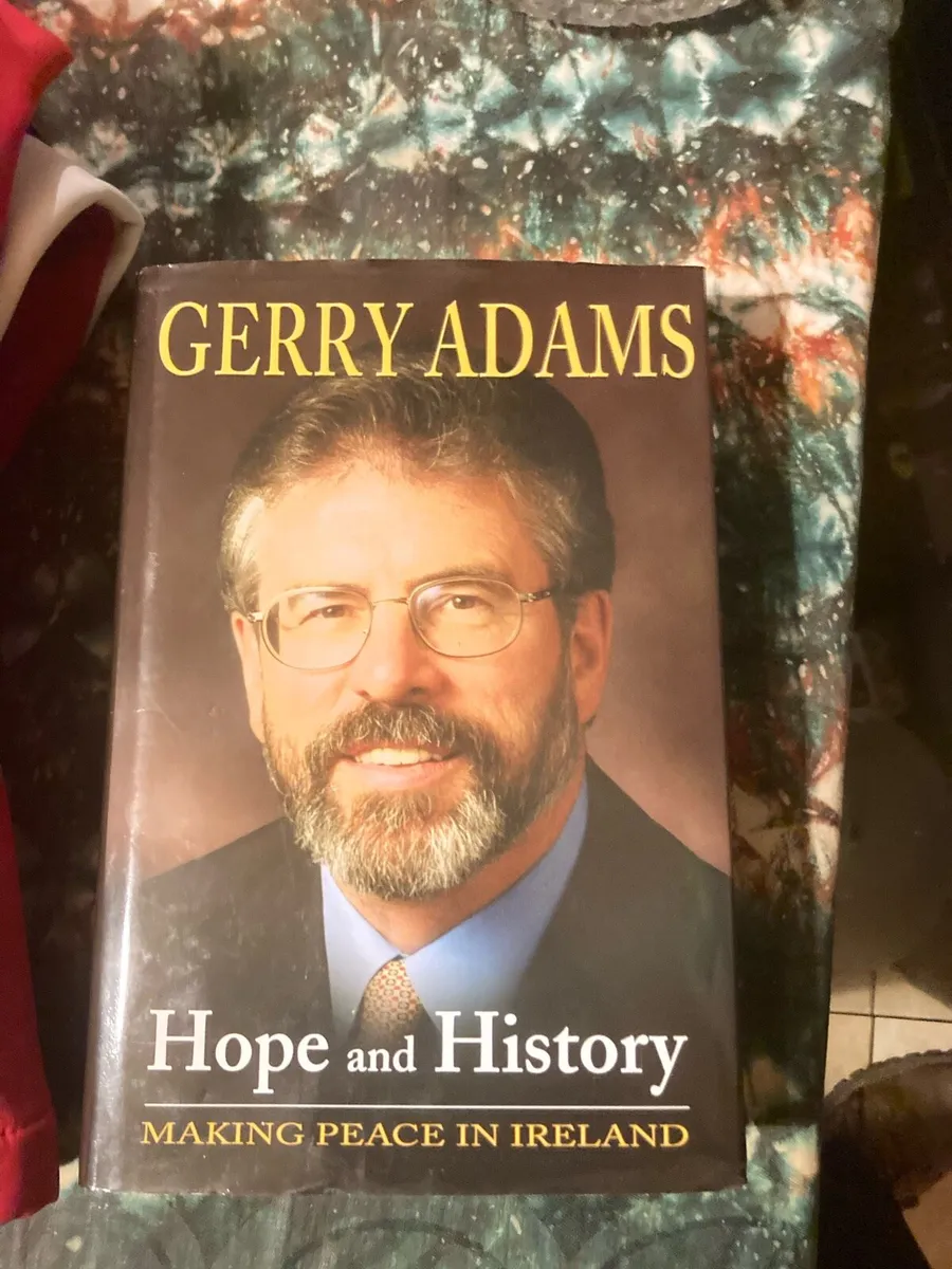 Gerry Adam’s signed book free postage - Image 1
