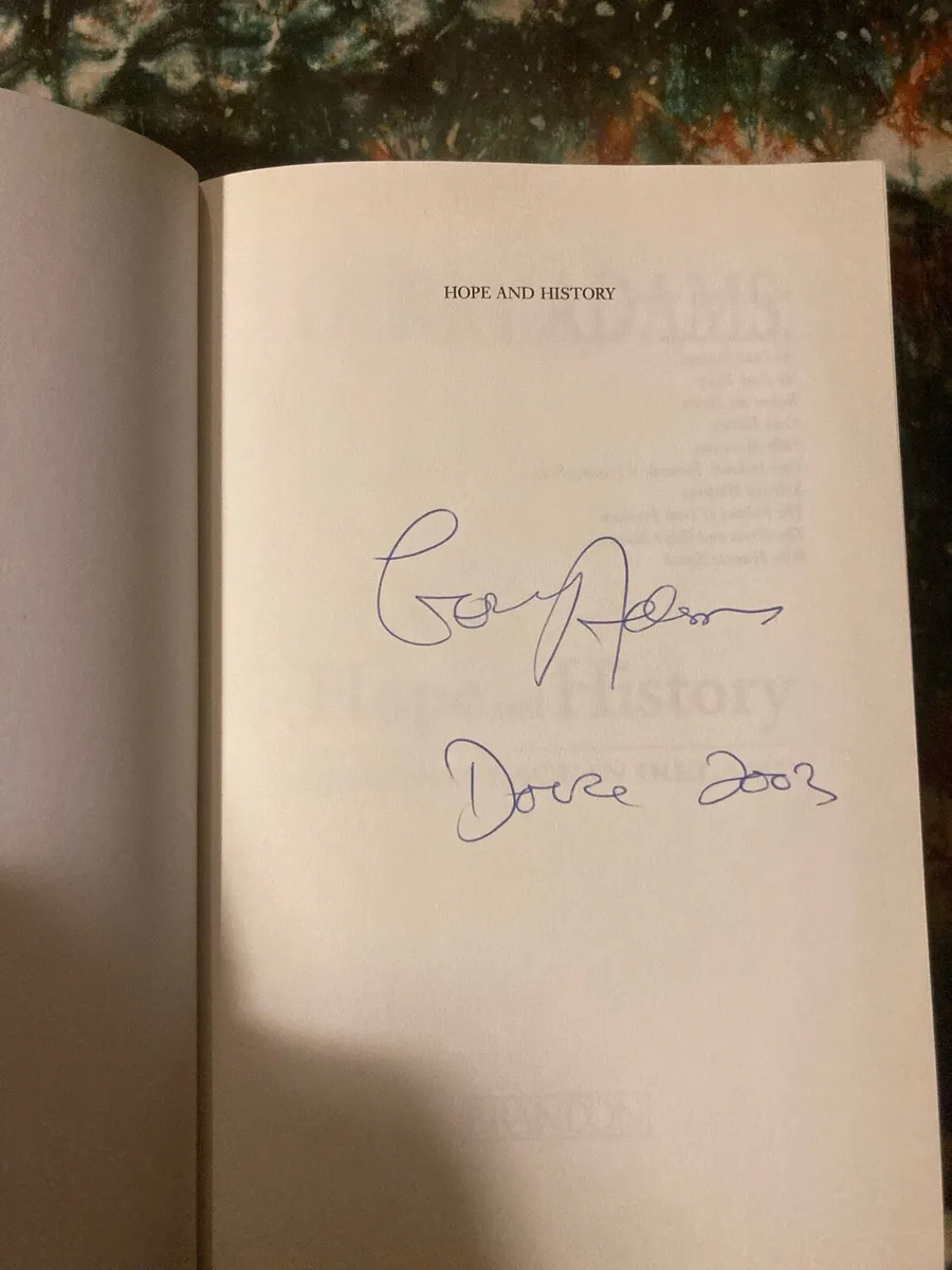 Gerry Adam’s signed book free postage - Image 3