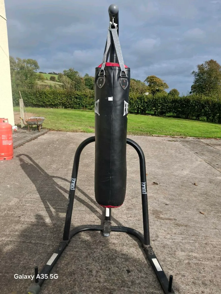 punch bag with stand