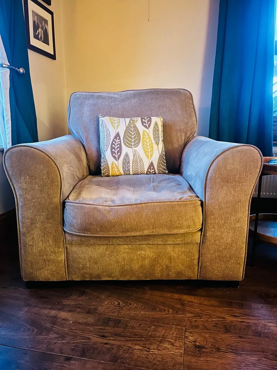 Sofa & armchair for sale - Image 2