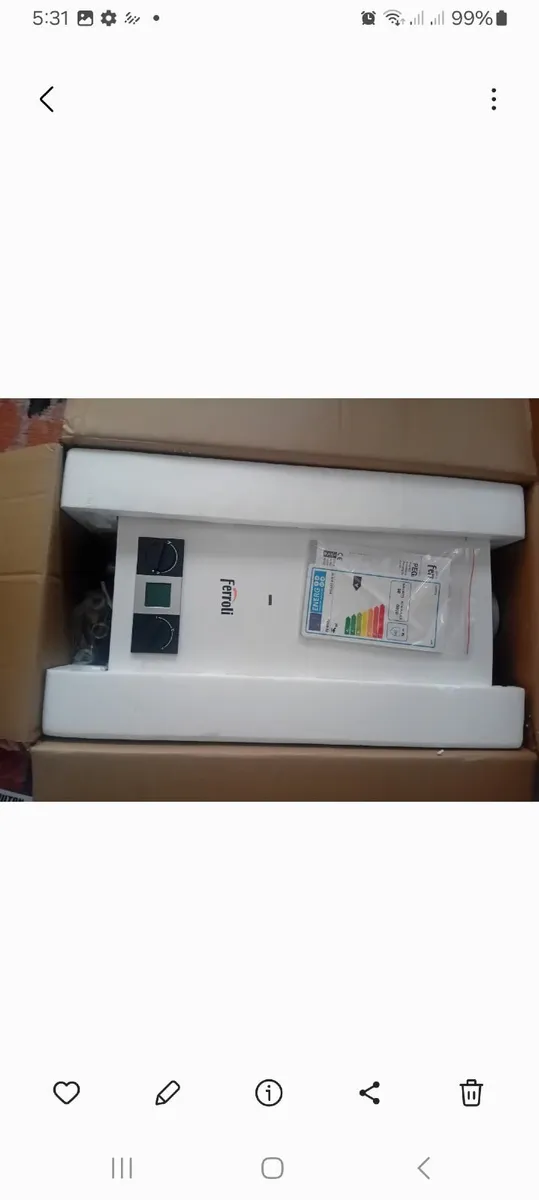 18 ltr gas water heater/calf rearing - Image 1