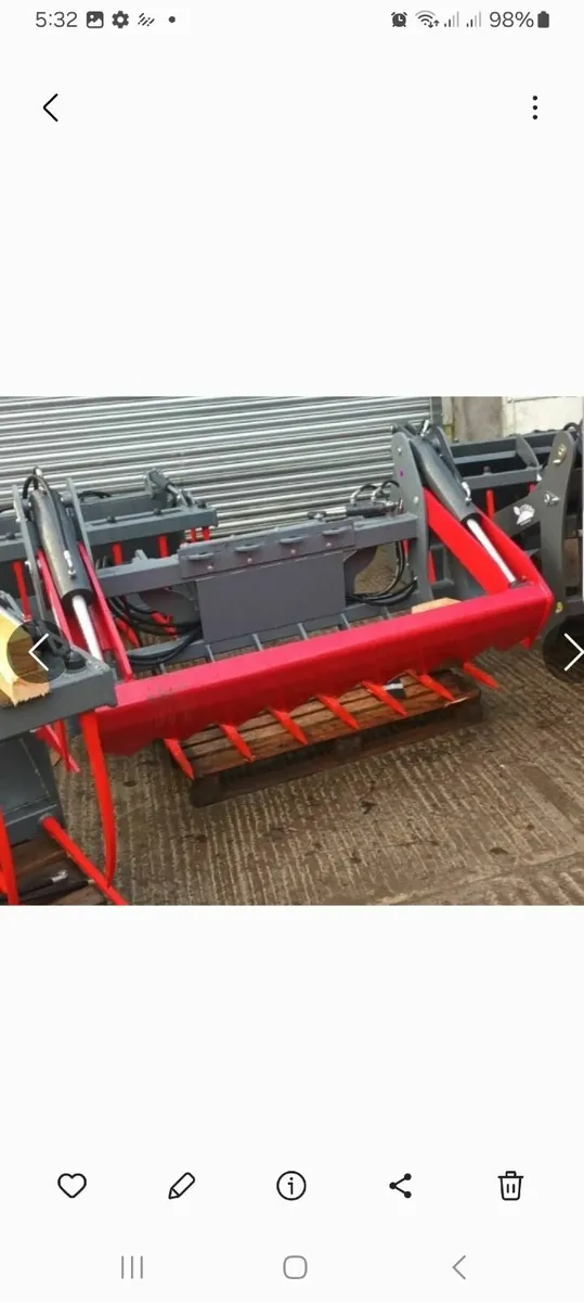 Chain harrow/ bale slicer - Image 1