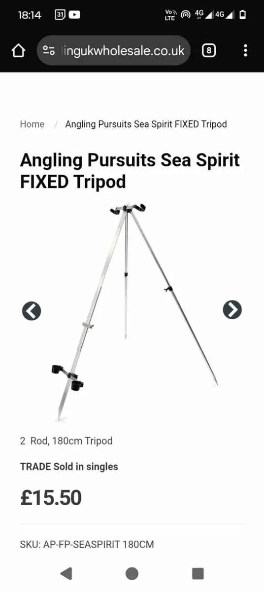 Telescopic Tripod Surf