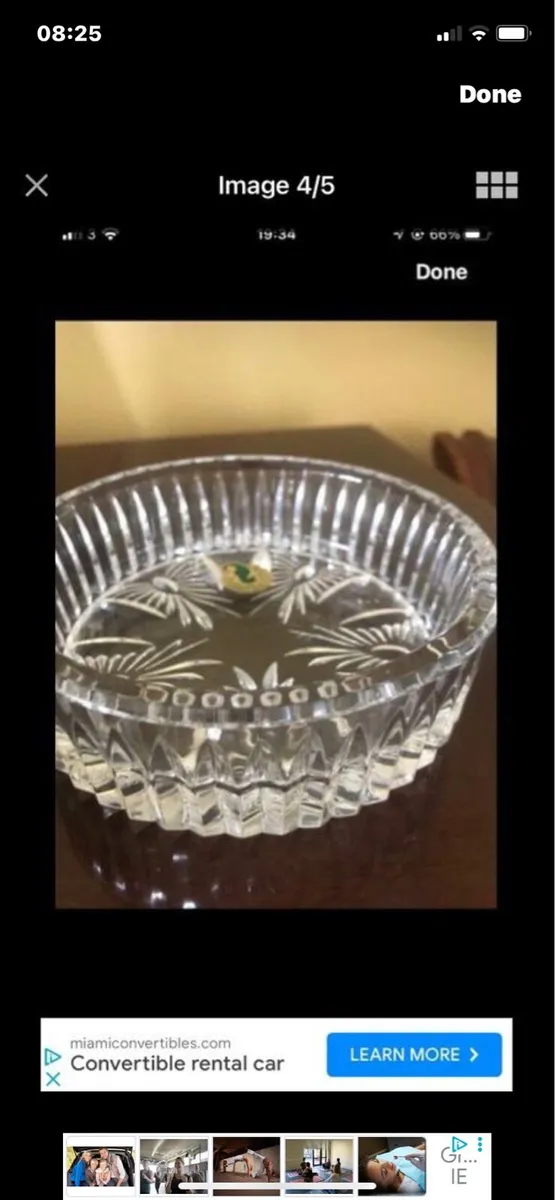 Waterford crystal Millennium Wine Bottle coaster - Image 4