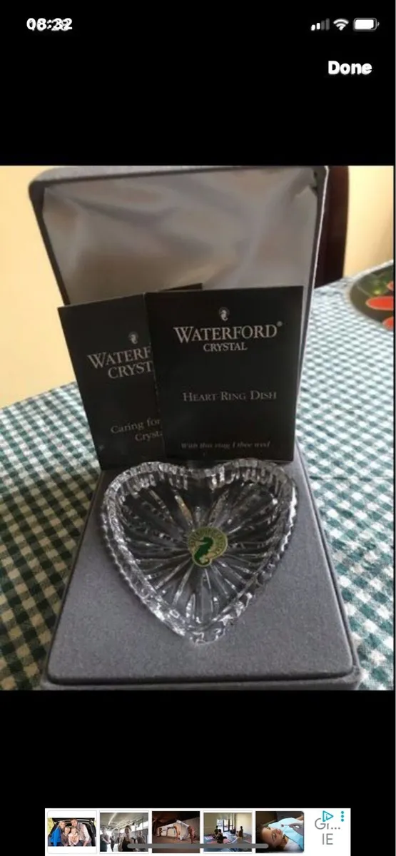 Vintage Waterford Crystal Ring Dish - Image 1