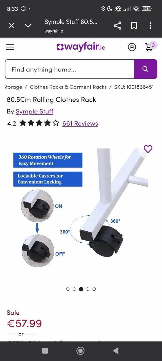 Clothes rail - Image 3