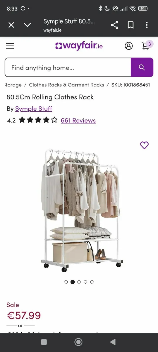 Clothes rail - Image 4