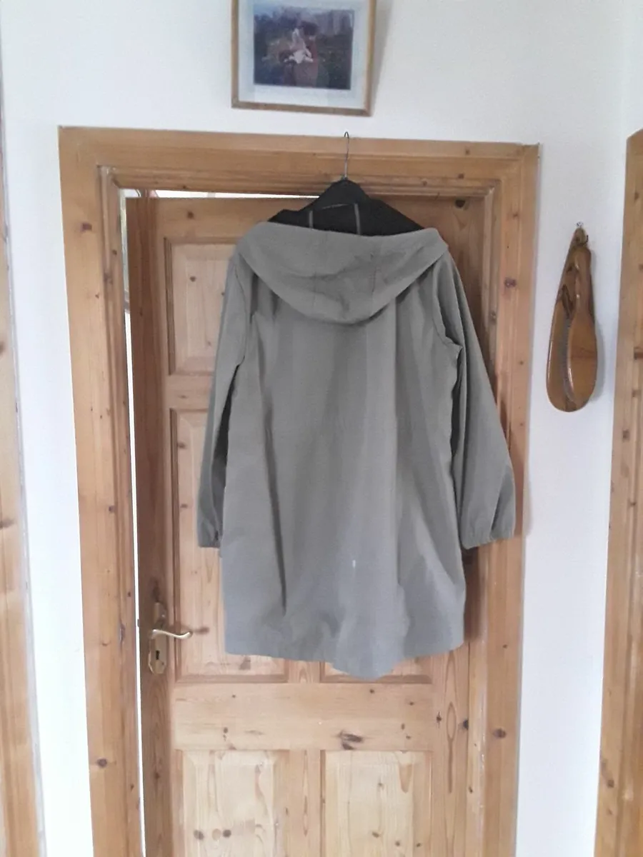 Ladies new coat jade green color size 16 - Image 2