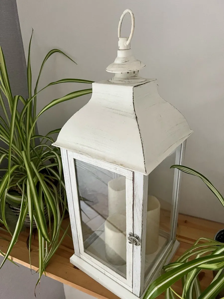 Battery operated Cream Lantern - Image 3