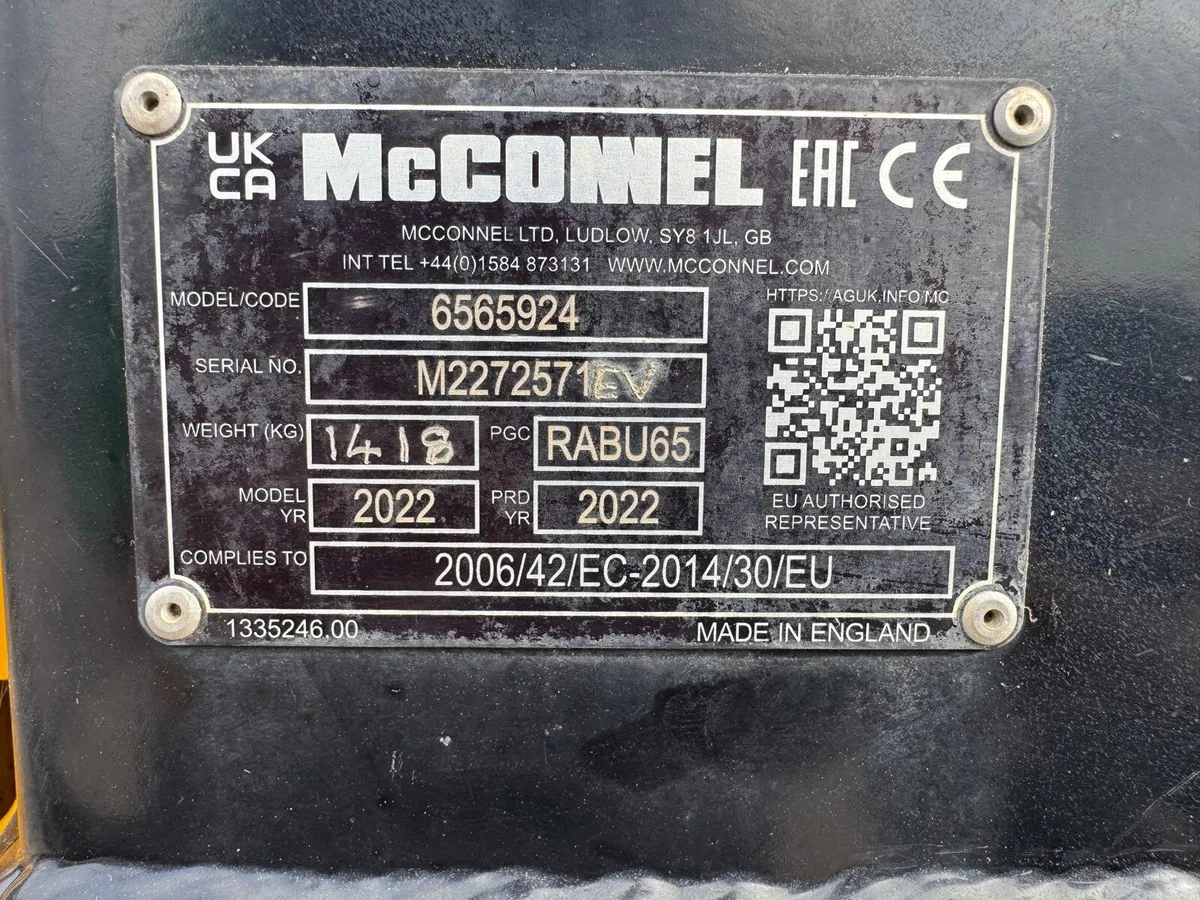 2022 MCCONNEL PA6565T HEDGECUTTER - Image 4