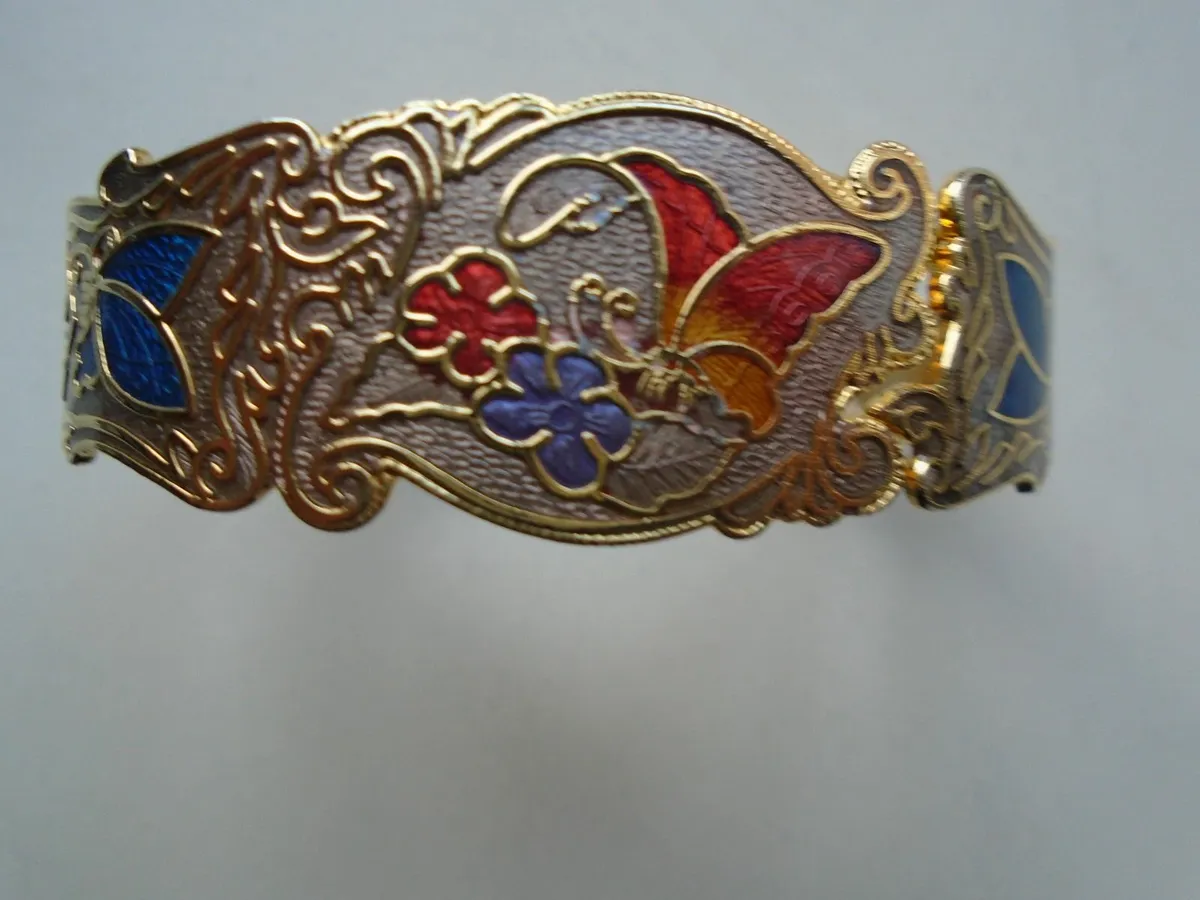 Vintage Cloisonne bangle, Jewellery, Bangle - Image 1