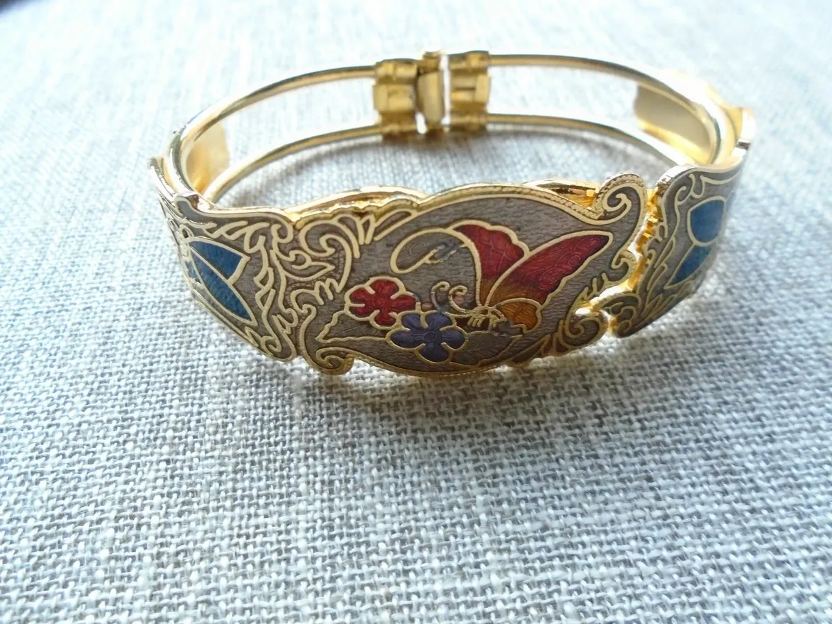 Vintage Cloisonne bangle, Jewellery, Bangle - Image 2