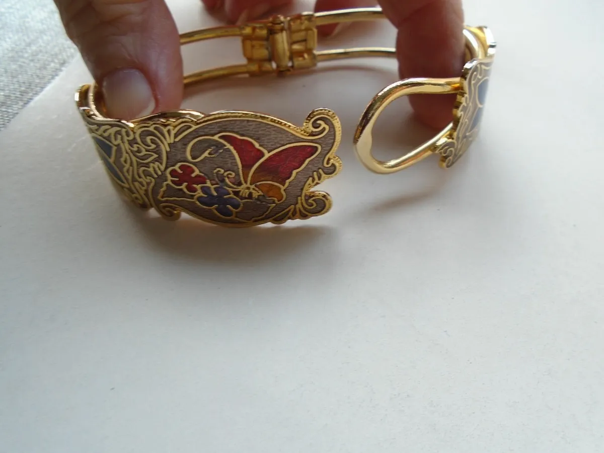 Vintage Cloisonne bangle, Jewellery, Bangle - Image 3