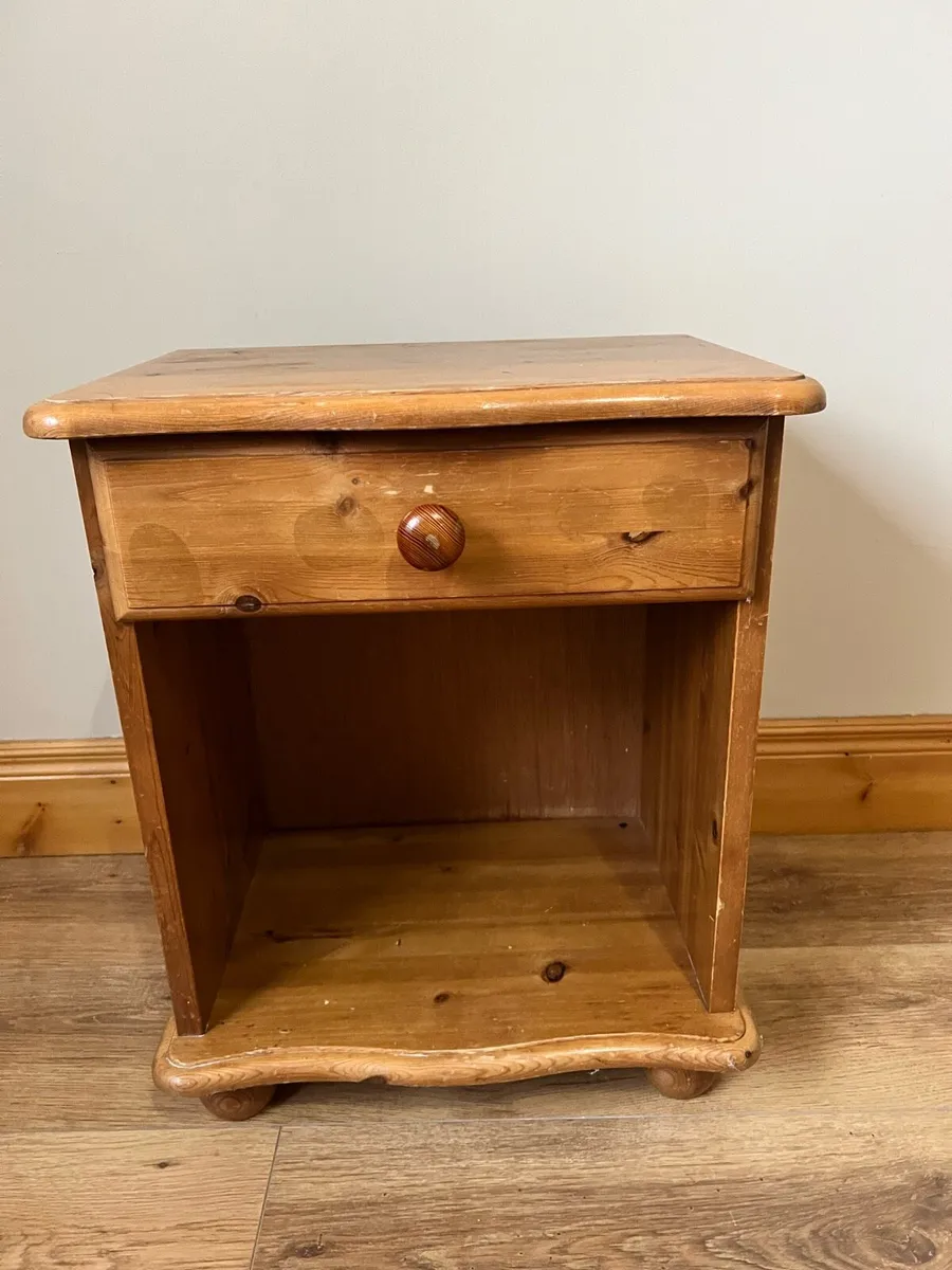Wooden Bedside Locker - Image 1