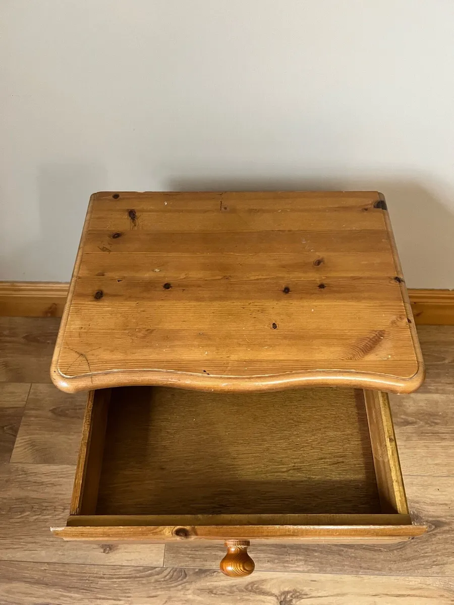 Wooden Bedside Locker - Image 2