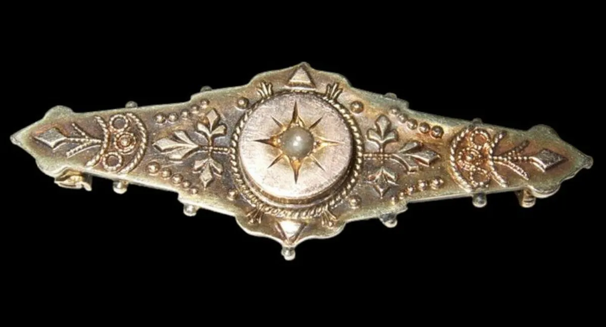 Vintage Hallmarked 9ct Gold Brooch / Tie Pin - Image 3