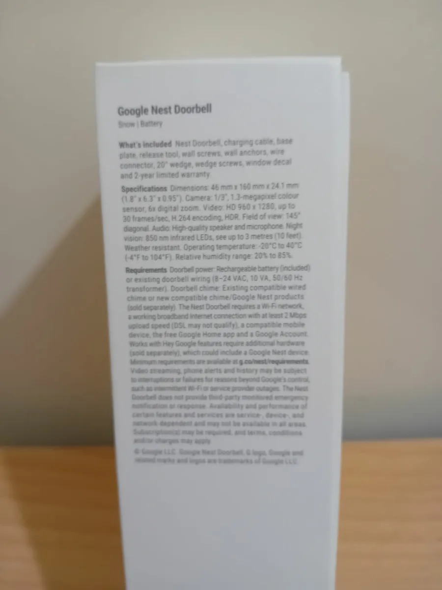 Google Video Doorbell - Image 3