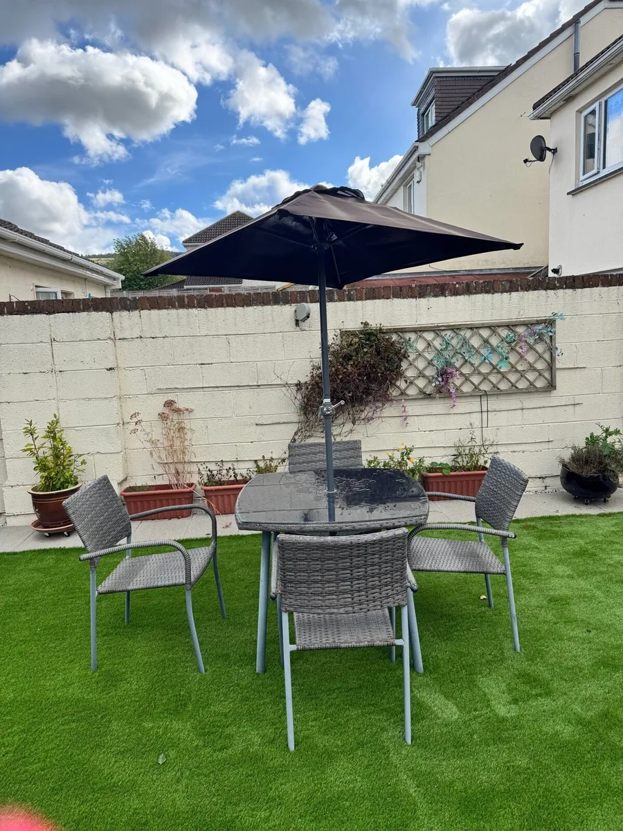 Outdoor Table and 4 Chairs - Image 1
