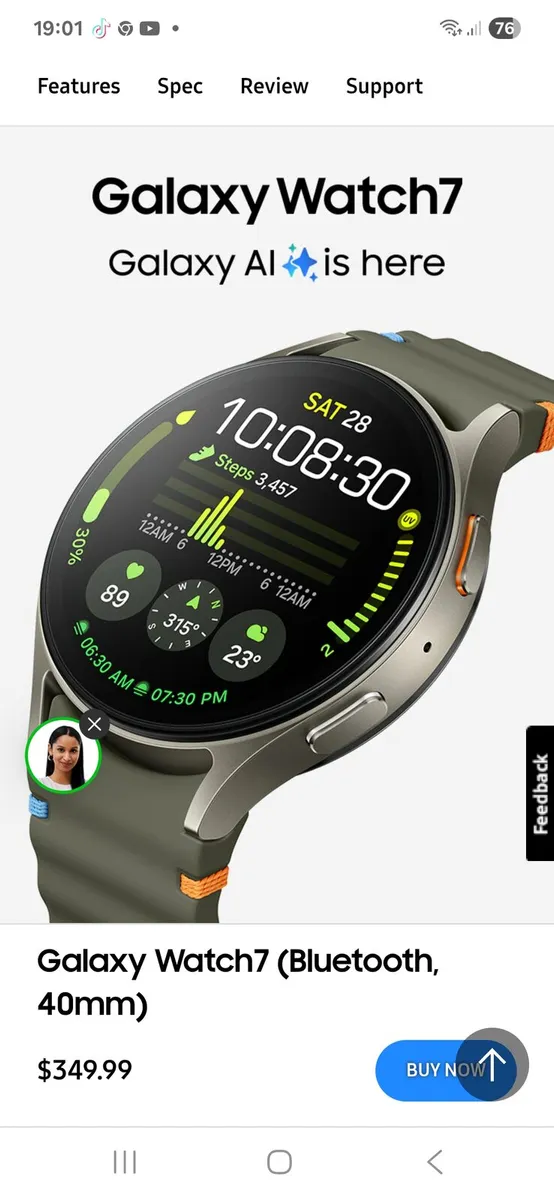 Samsung s7 watch SM-L300 sealed guaranteed - Image 1
