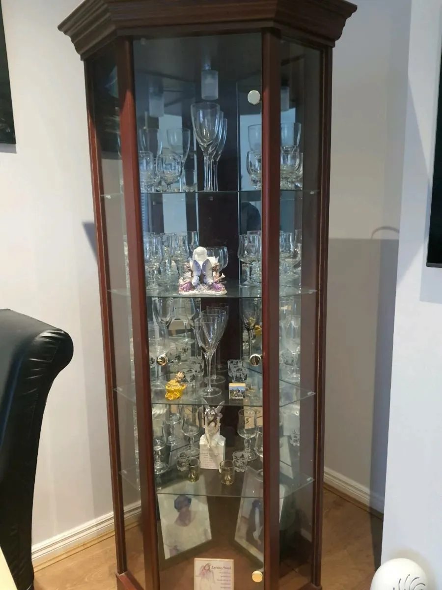 Corner dispay cabinet - Image 1