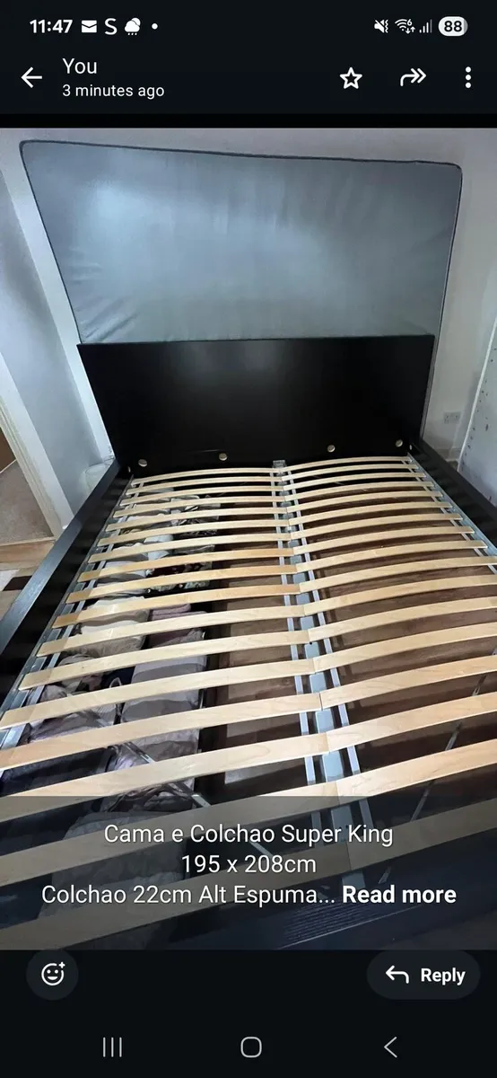 Bed Super King and Matress