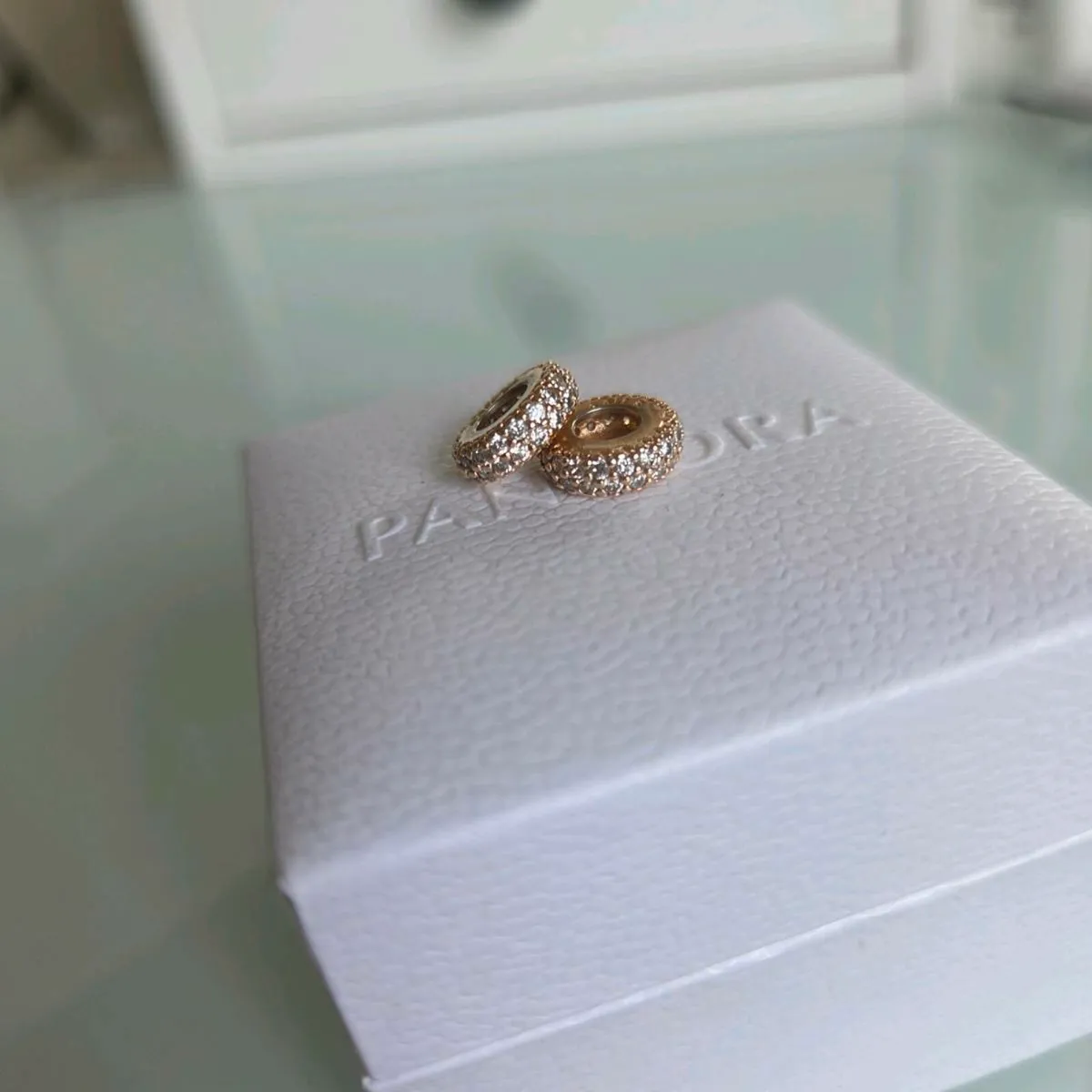 Pandora spacer charm  rose gold - Image 3