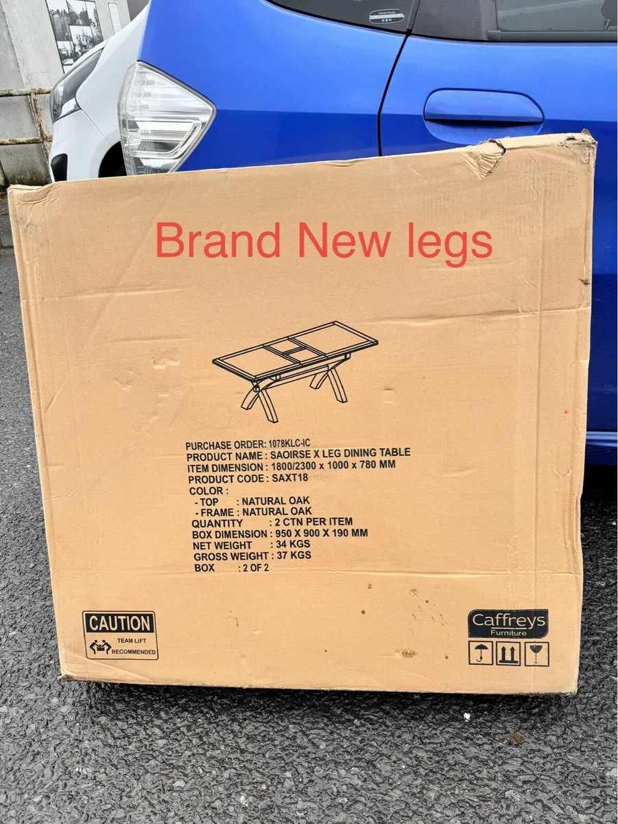 Brand New Large Farmhouse Dining Table - Image 2