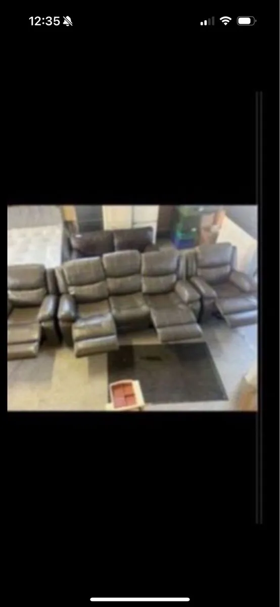 New leather suites grey or black - Image 2