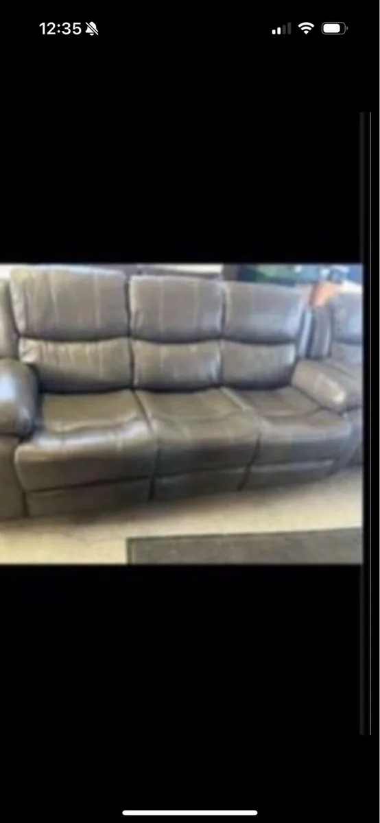 New leather suites grey or black - Image 4