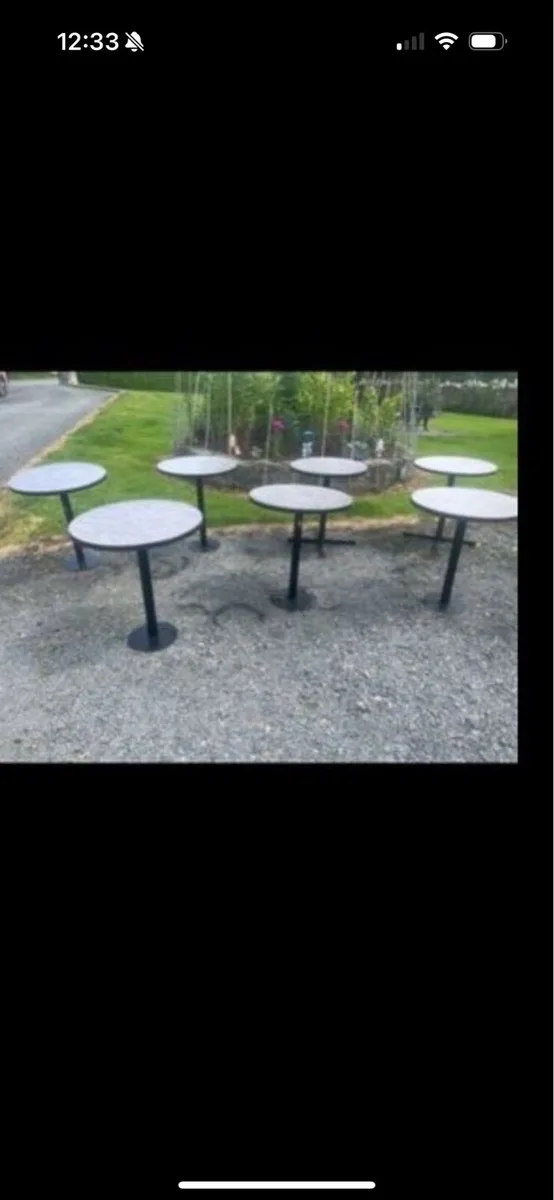 5 bar tables - Image 1
