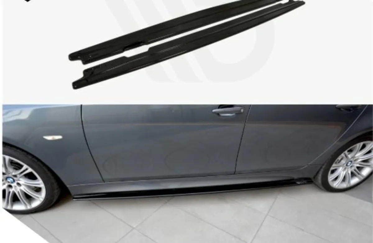 BMWE60 Maxton sideskrt extensions, Zaustwork Pipe. - Image 1