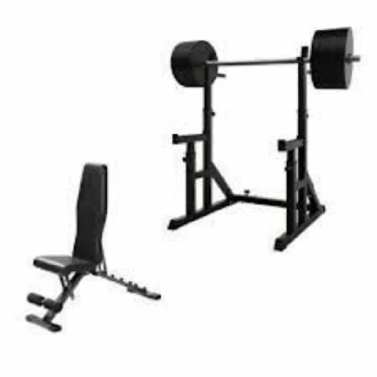 Adjustable Squat Stand Bundle-Free Delivery - Image 1